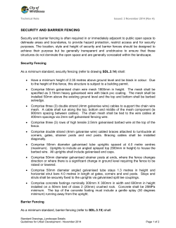 SECURITY AND BARRIER FENCING