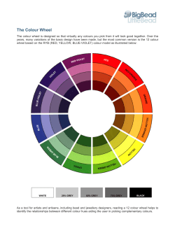 The Colour Wheel - Big Bead Little Bead