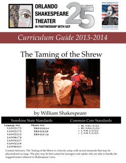 Shrew CG - Orlando Shakespeare Theater