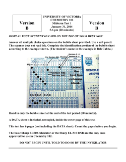 Sample Exam - University of Victoria