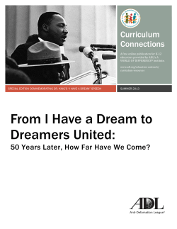 From I Have a Dream to Dreamers United - Anti