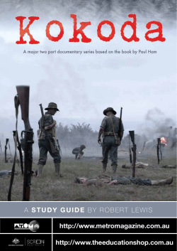 Kokoda Teachers Notes