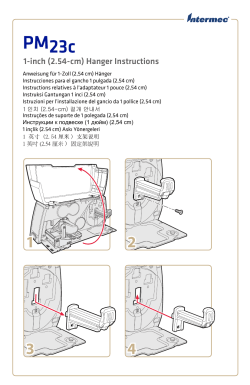 1-inch (2.54-cm) Hanger Instructions