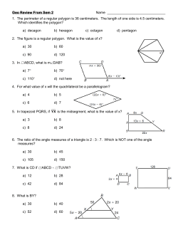 Geo Review From Sem 2