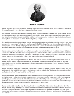 Harriet Tubman