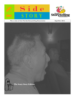 InSideStory Sept/Oct 2016 - Florida Storytelling Association
