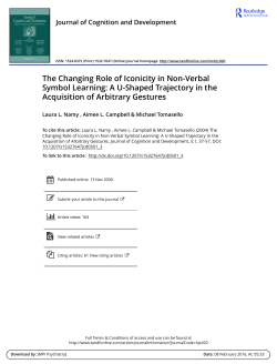 The Changing Role of Iconicity in Non