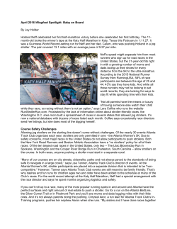 April 2016 Wingfoot Spotlight