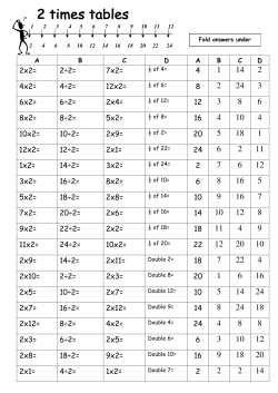2x2= 2&divide;2= 7x2= 4 4x2= 4&divide;2= 12x2= 8 6x2= 6&divide;2= 2x4= 12 8x2= 8&divide;2