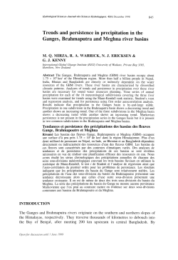 Trends and persistence in precipitation in the