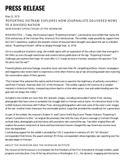 Press Releases | Newseum