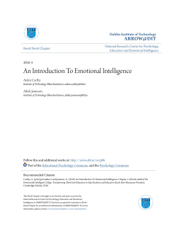 An Introduction To Emotional Intelligence