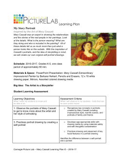 Mary Cassatt Learning Plan 2016-2017