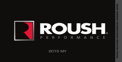 ROUSH Supplement Owner`s Guide