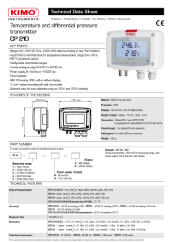 CP 210 - HITMA Instrumentatie