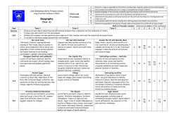 JEB GEOGRAPHY SCHEME BOTH YEAR A and B