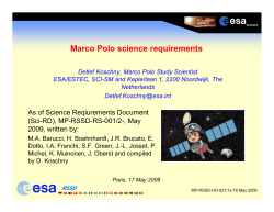 Marco Polo - ESA Science