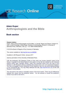 - LSE Research Online