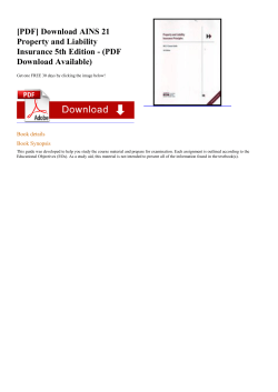 AINS 21 Property and Liability Insurance 5th Edition