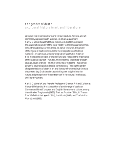 the gender of death a cultural history in art and literature