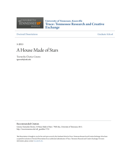 A House Made of Stars - Trace: Tennessee Research and Creative