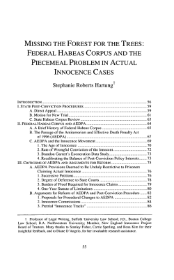 missing the forest for the trees: federal habeas corpus and the
