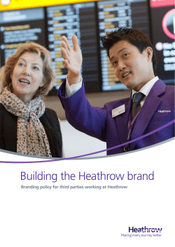 Building the Heathrow brand