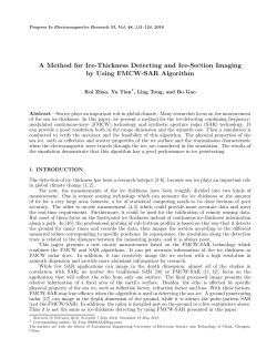 A Method for Ice-Thickness Detecting and Ice