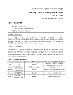 Rezoning to Planned Development-General
