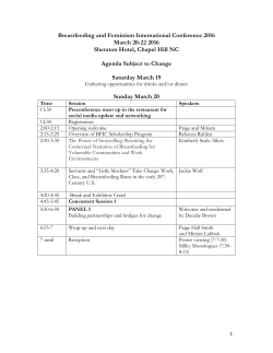 11th BFIC Agenda March 20-22 2016 Updated