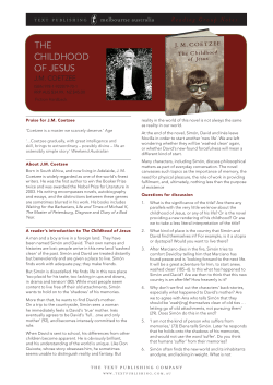 the childhood of jesus