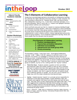 The 5 Elements of Collaborative Learning