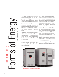 Two (or Three) Forms of Energy for the Price of One - Dresser-Rand