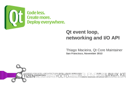 Cover Slide Title - Qt Developer Days