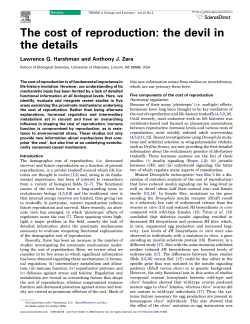 The cost of reproduction: the devil in the details