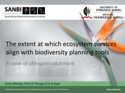 The extent at which ecosystem services align with biodiversity