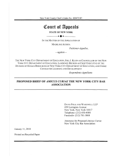 Acosta v. New York City Board of Education