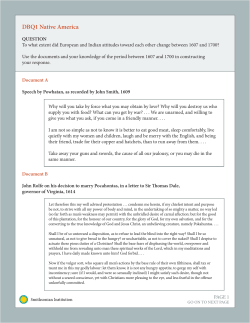 to a handout of this DBQ for your class.