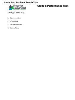 6-8 Math: Field Trip