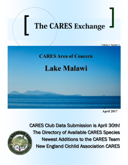 April 2017 - CARES Fish Preservation Program