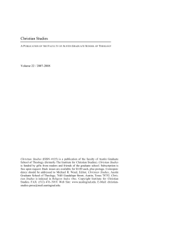 Universal Salvation and the Christian Story