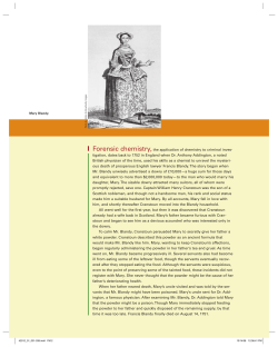 Forensic chemistry,the application of chemistry to