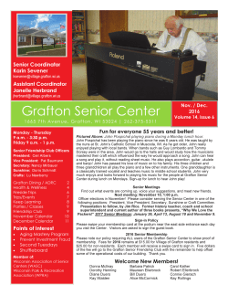 Nov - Dec 2016 - Village of Grafton