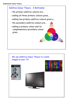 Subtractive Colour Theory