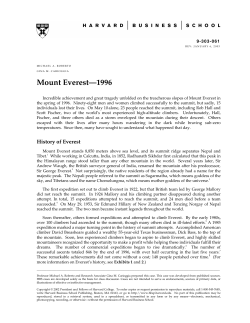 Mount Everest&mdash;1996 - Canvas by Instructure