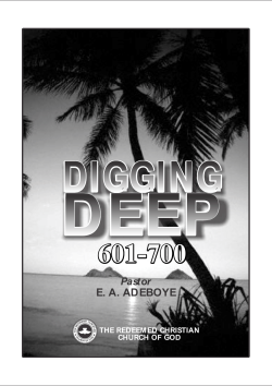 Digging Deep Lessons 601-700