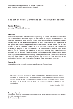 The art of noise: Comment on The sound of silence