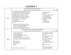 ALGEBRA 2 - frenship.us