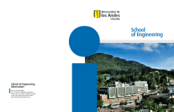 School of Engineering - Universidad de los Andes