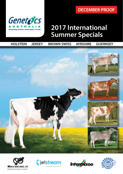 2017 International Summer Specials